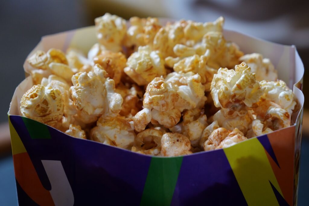 A bag of popcorn 